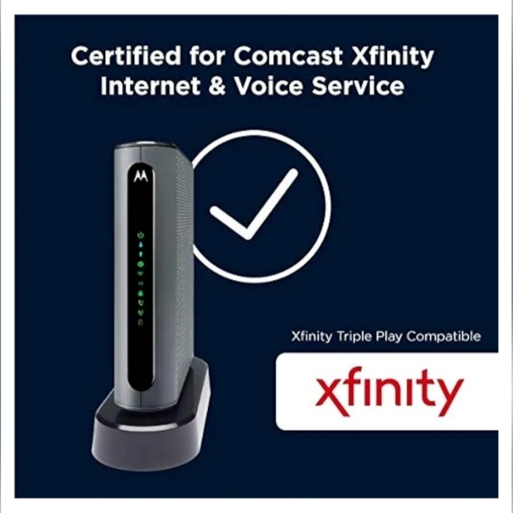 NIB Motorola Cable Modem Plus WiFi Router plus 2 Phone Lines - Picture 5 of 8